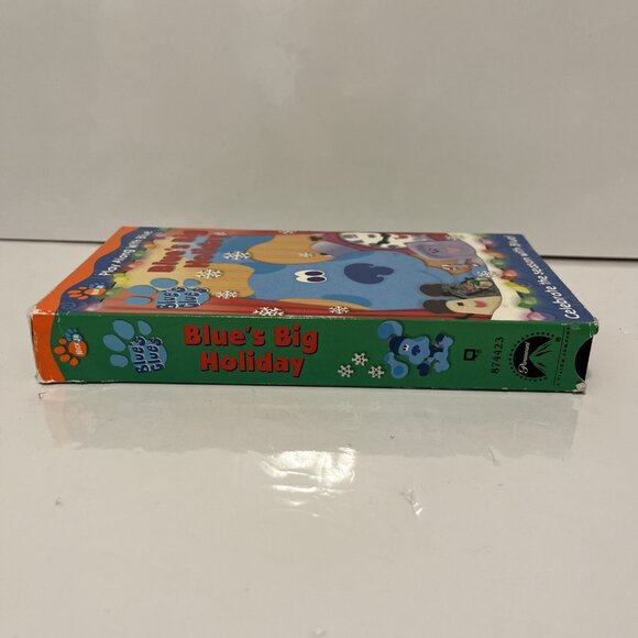 Nick Jr Blue’s Clues Play Along Big Holiday VHS Videocassette Christmas - Picture 3 of 7